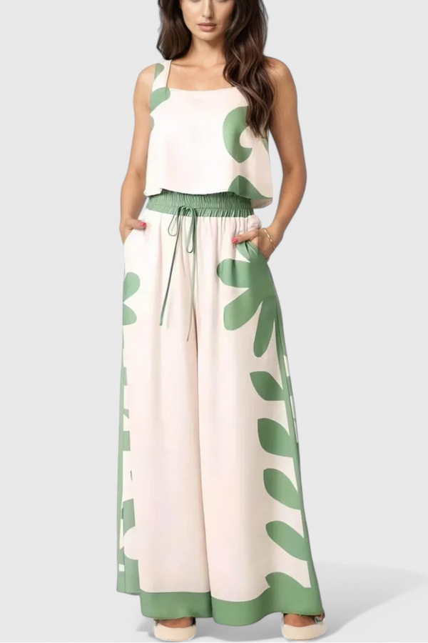 Serafina Sleeveless Floral Boho Set