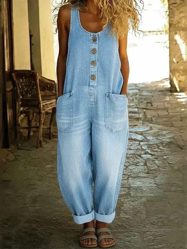 Lora Vintage-Style Overalls