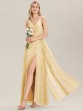 Elegant Side Slit Bridesmaid Dress